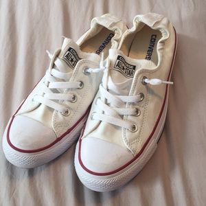 white converse elastic back